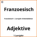 Französisch 1. Lernjahr Arbeitsblätter