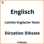 Leichte Englische Texte Zum Ausdrucken