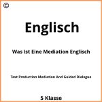 Was Ist Eine Mediation Englisch